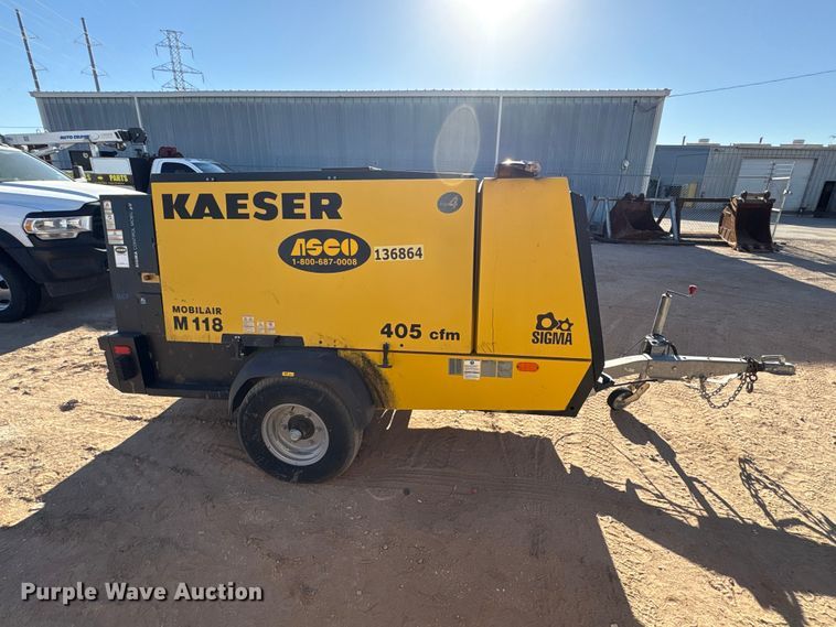 image for item EU4935 2021 Kaeser M118 air compressor