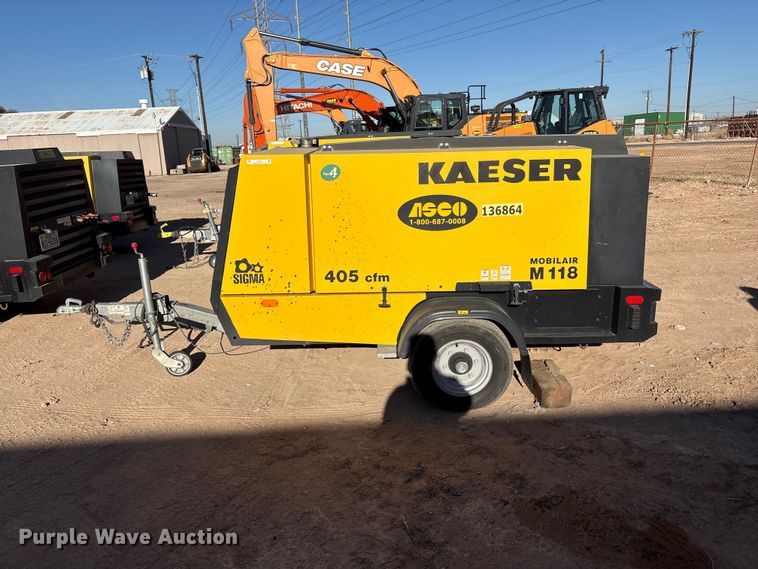 image for item EU4935 2021 Kaeser M118 air compressor