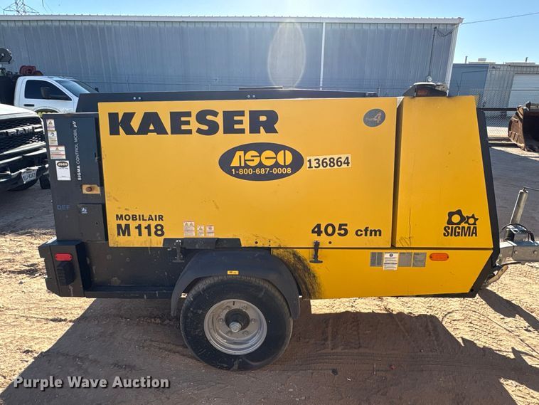 image for item EU4935 2021 Kaeser M118 air compressor