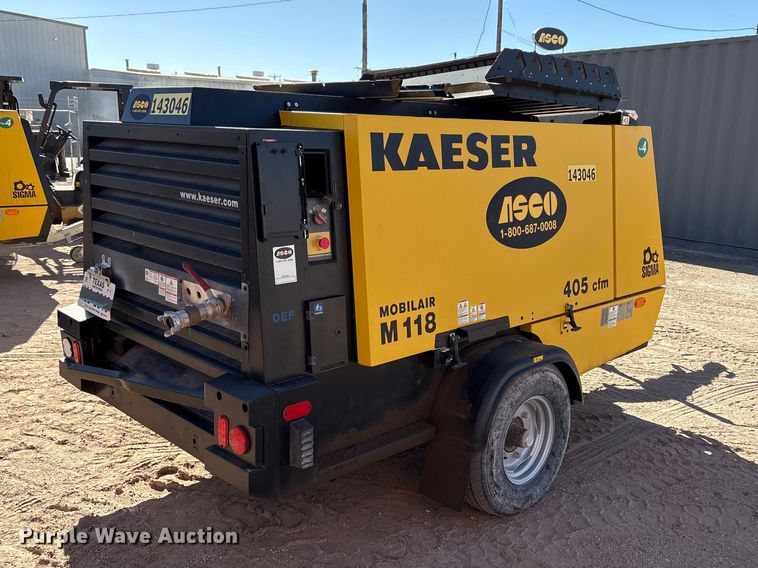 image for item EU4936 2022 Kaeser M118 air compressor