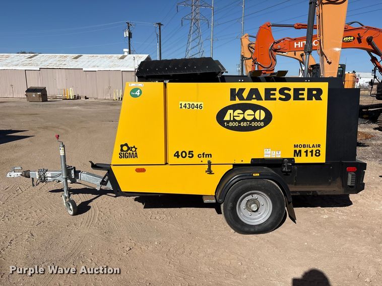 image for item EU4936 2022 Kaeser M118 air compressor