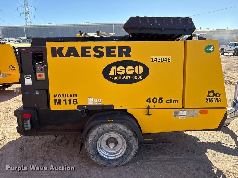 image for item EU4936 2022 Kaeser M118 air compressor