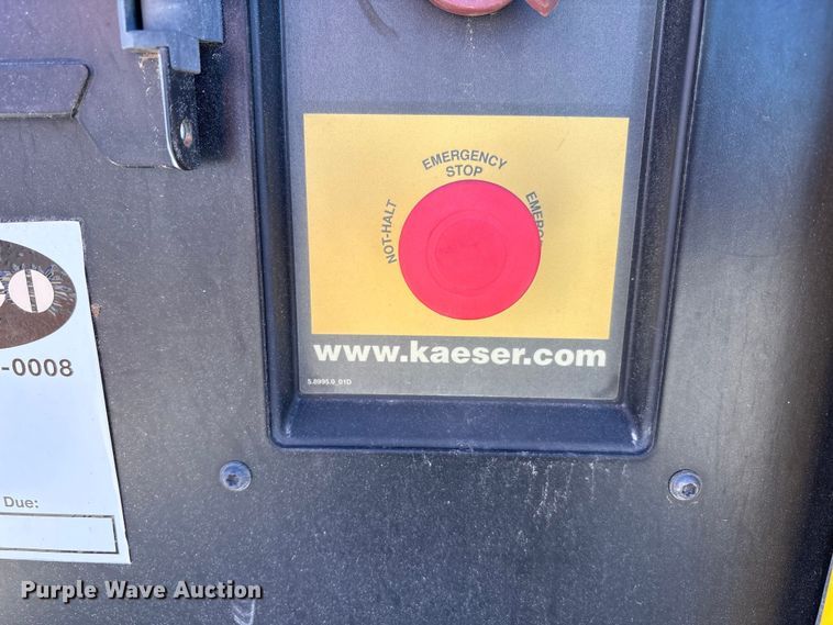 image for item EU4936 2022 Kaeser M118 air compressor