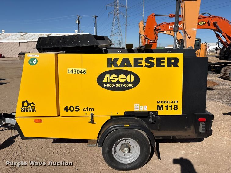 image for item EU4936 2022 Kaeser M118 air compressor