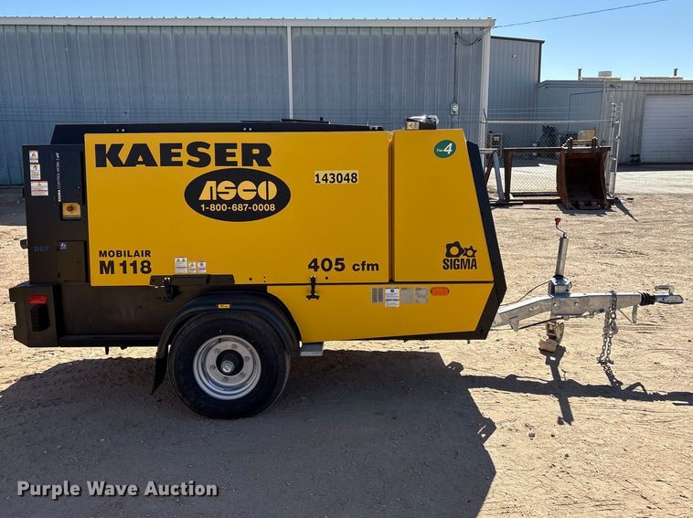 image for item EU4938 2022 Kaeser M118 air compressor