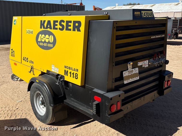 image for item EU4938 2022 Kaeser M118 air compressor