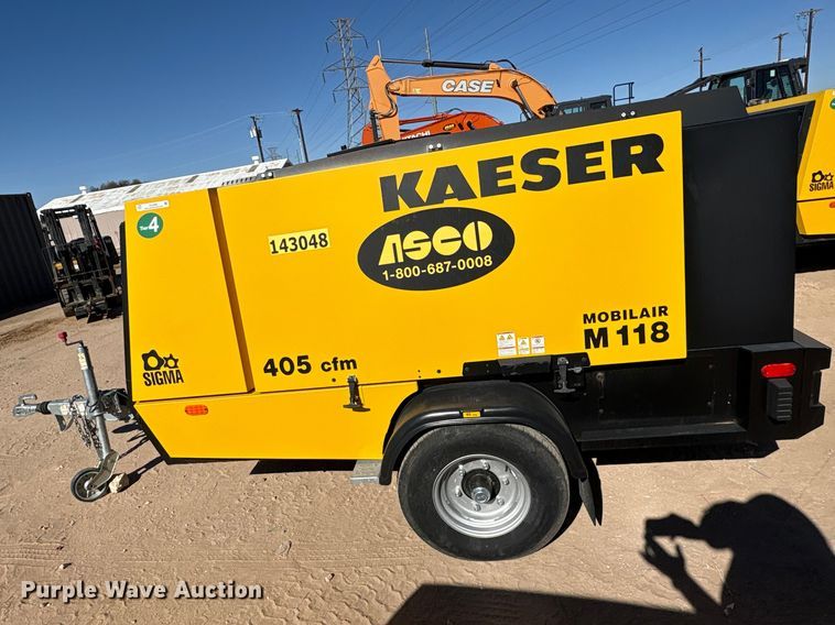 image for item EU4938 2022 Kaeser M118 air compressor