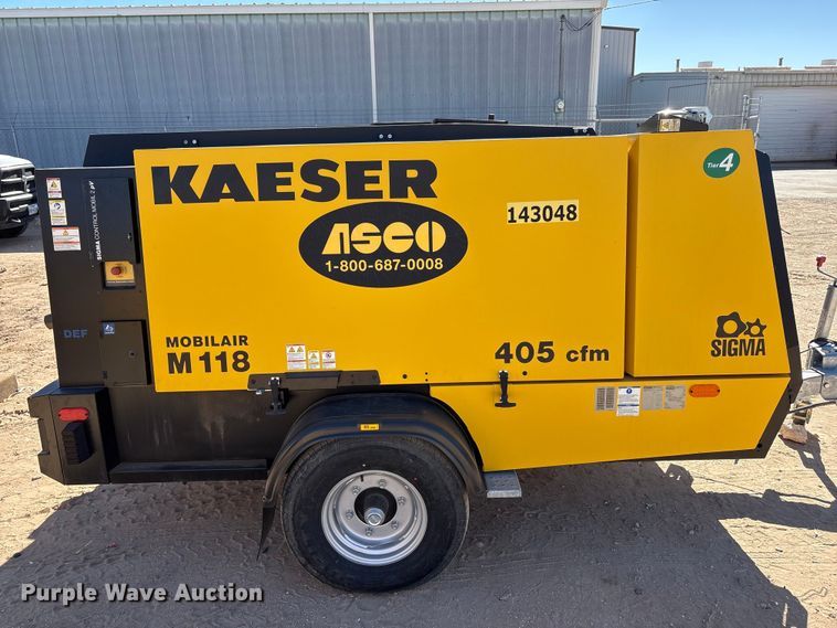 image for item EU4938 2022 Kaeser M118 air compressor