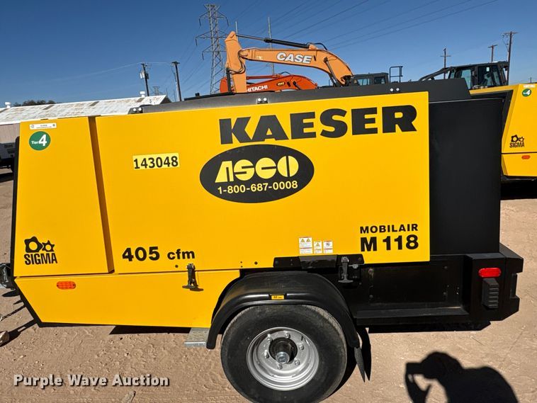 image for item EU4938 2022 Kaeser M118 air compressor