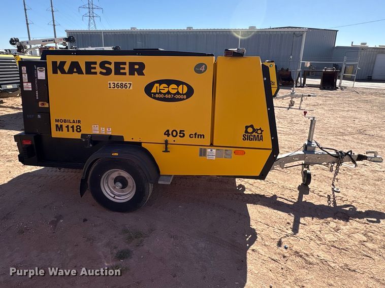 image for item EU4939 2022 Kaeser M118 air compressor