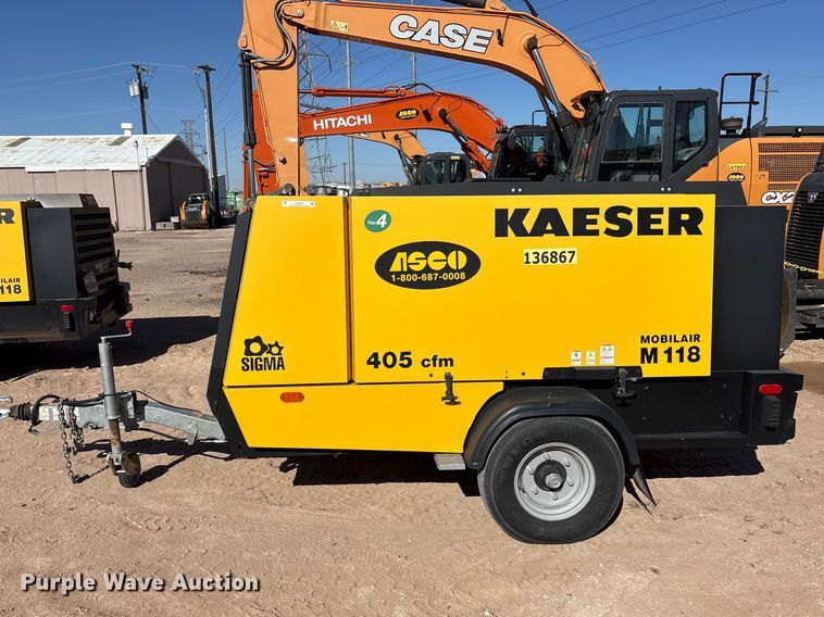 image for item EU4939 2022 Kaeser M118 air compressor