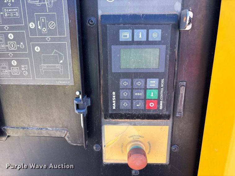 image for item EU4939 2022 Kaeser M118 air compressor