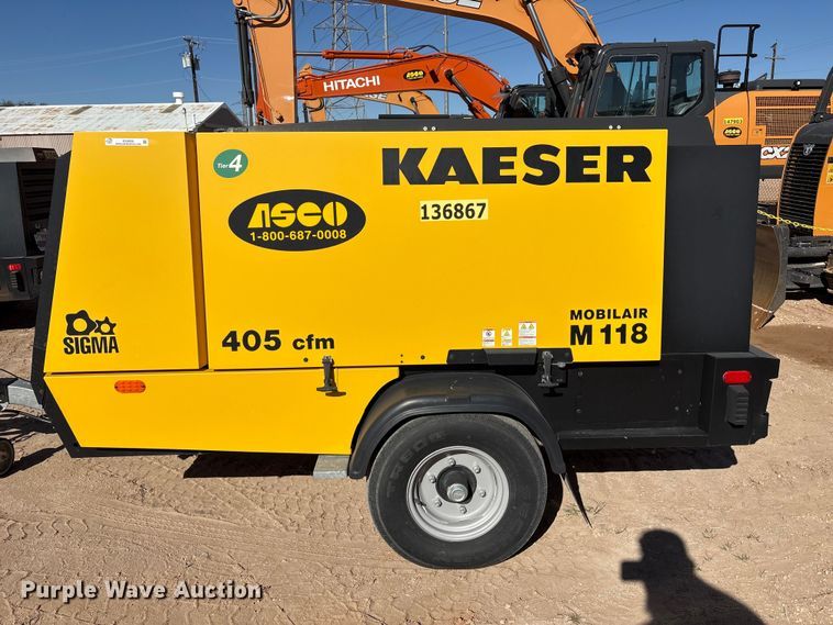 image for item EU4939 2022 Kaeser M118 air compressor