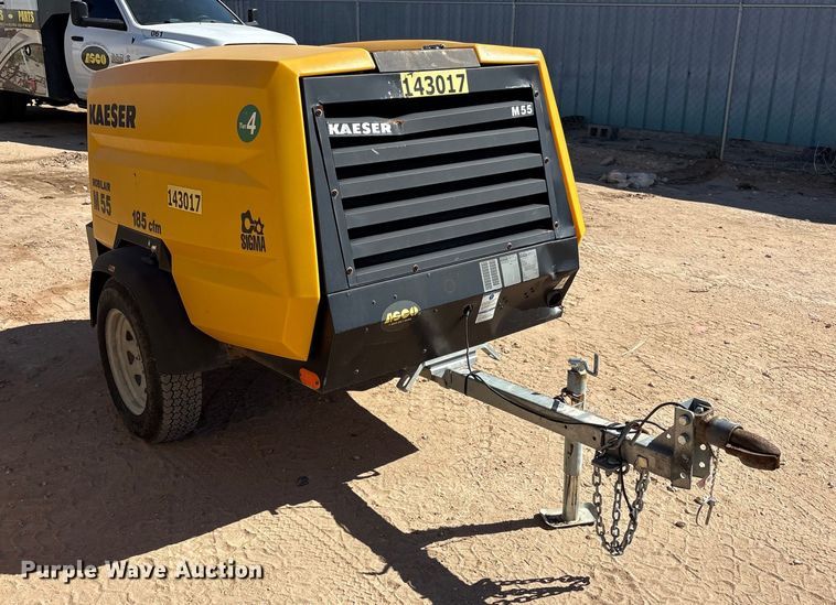 image for item EU4940 2022 Kaeser M55 air compressor