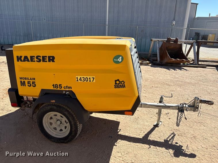 image for item EU4940 2022 Kaeser M55 air compressor
