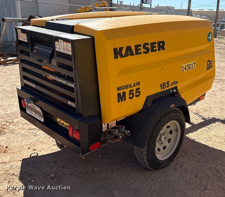 image for item EU4940 2022 Kaeser M55 air compressor