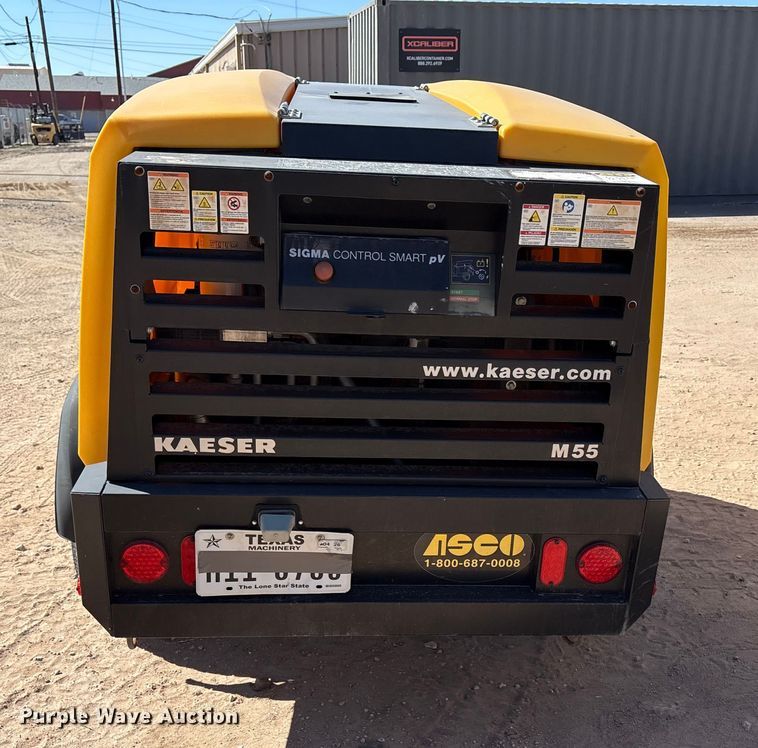 image for item EU4940 2022 Kaeser M55 air compressor