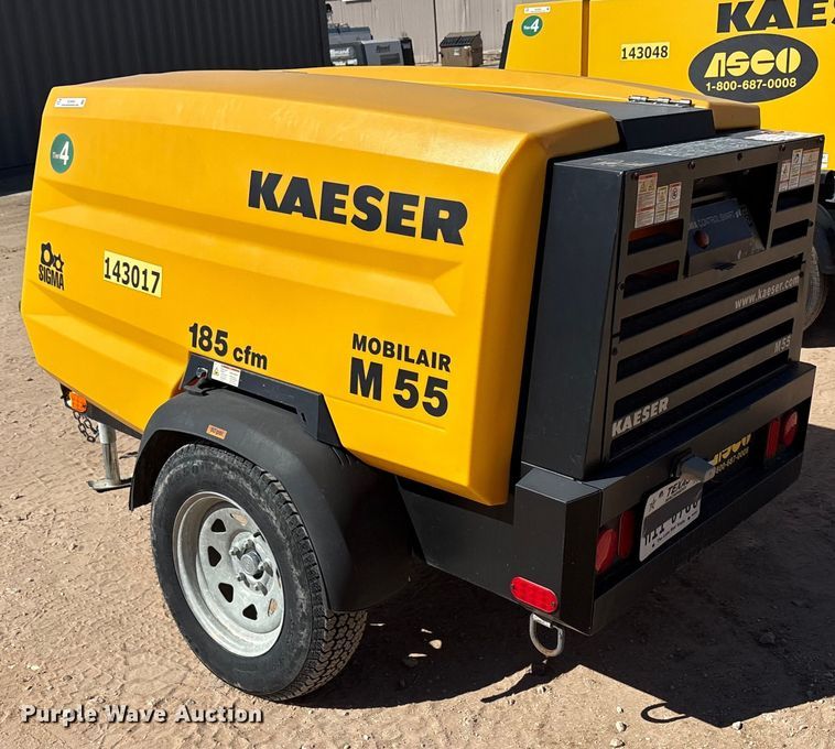 image for item EU4940 2022 Kaeser M55 air compressor
