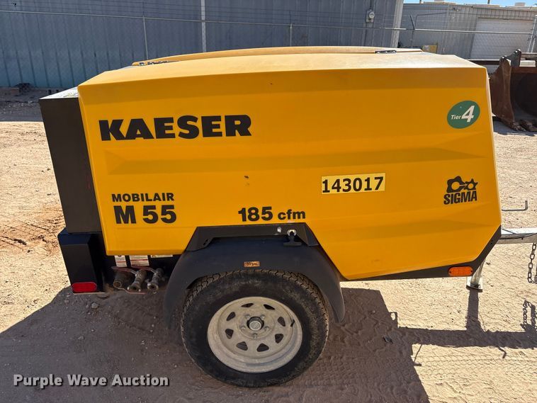 image for item EU4940 2022 Kaeser M55 air compressor