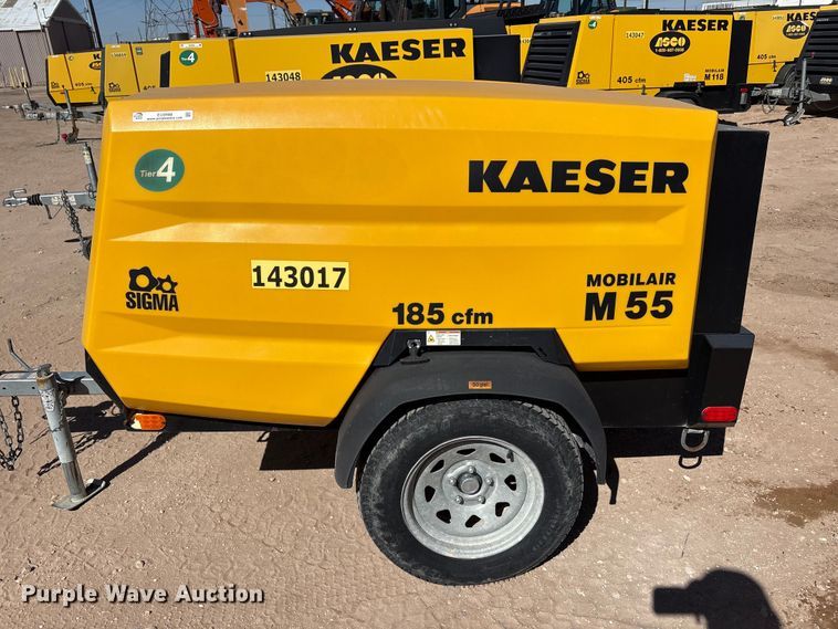 image for item EU4940 2022 Kaeser M55 air compressor