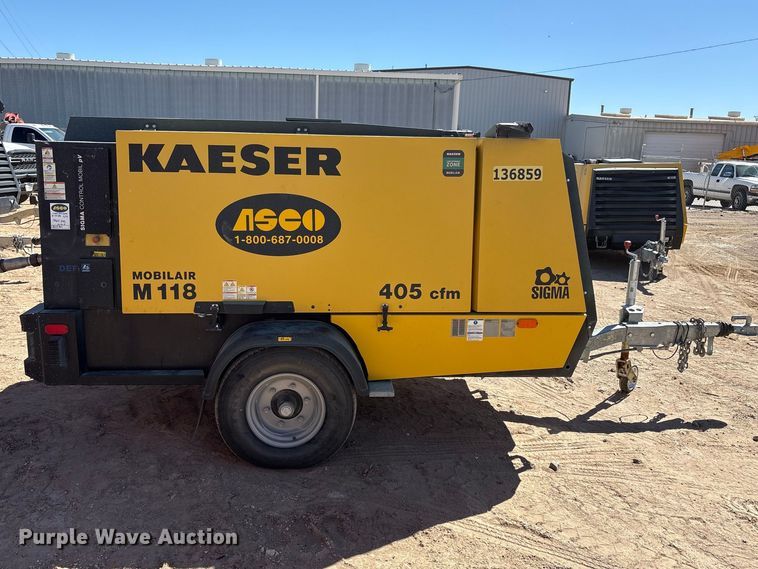 image for item EU4941 2022 Kaeser M118 air compressor