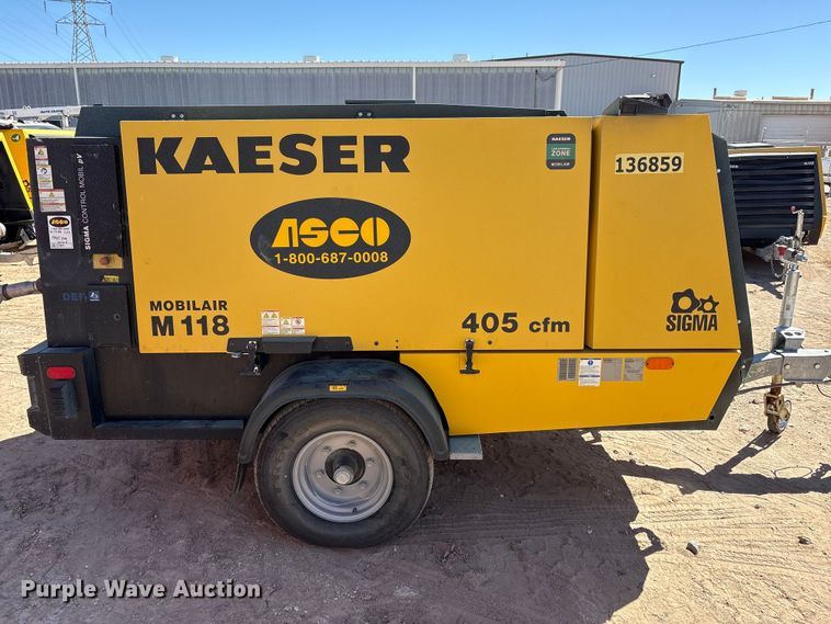 image for item EU4941 2022 Kaeser M118 air compressor