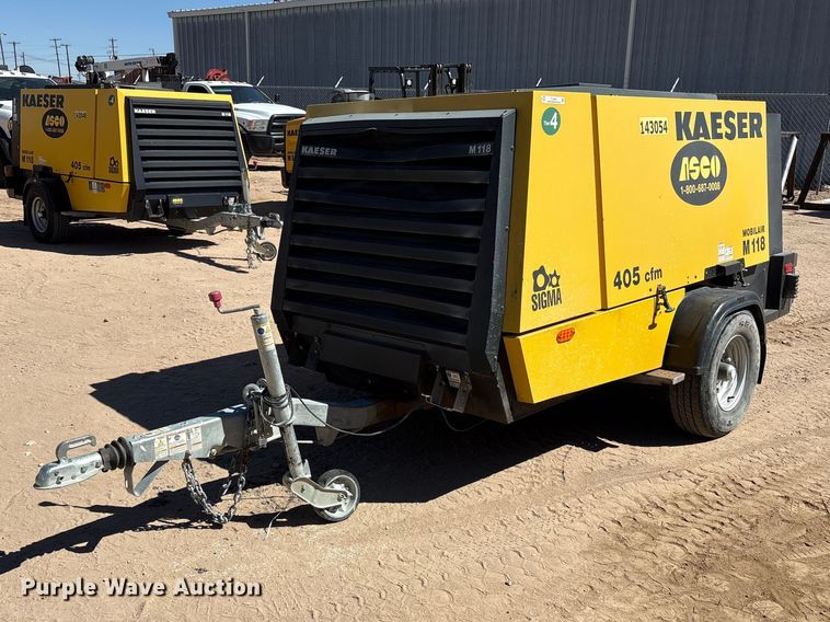 image for item EU4943 2022 Kaeser M118 air compressor