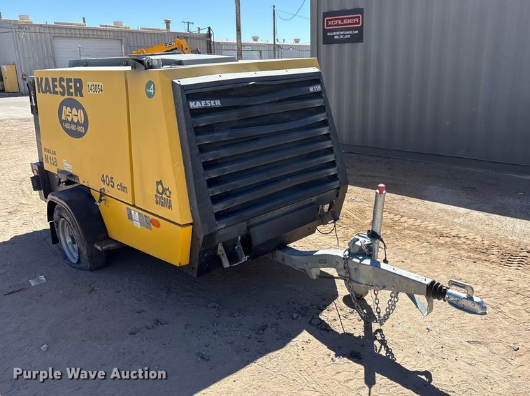 image for item EU4943 2022 Kaeser M118 air compressor