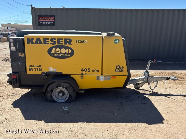 image for item EU4943 2022 Kaeser M118 air compressor