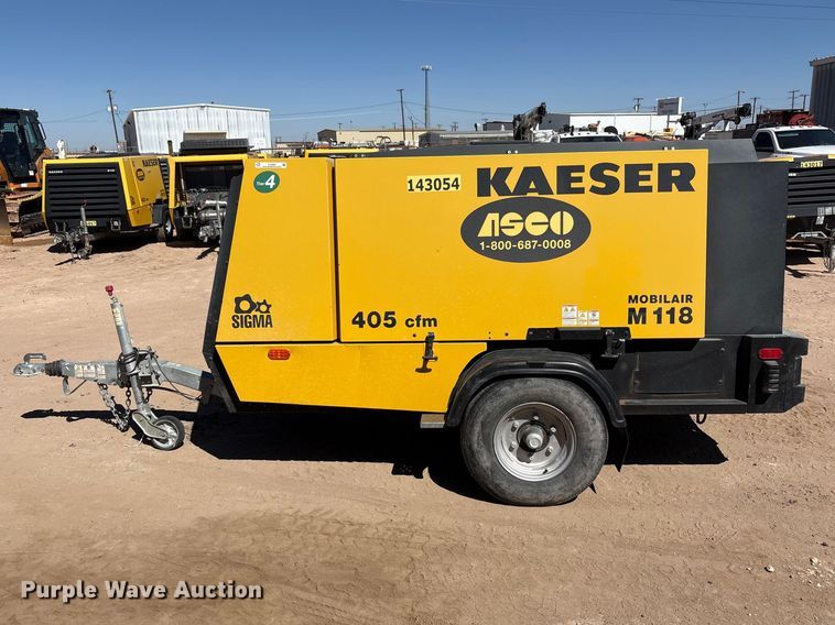 image for item EU4943 2022 Kaeser M118 air compressor