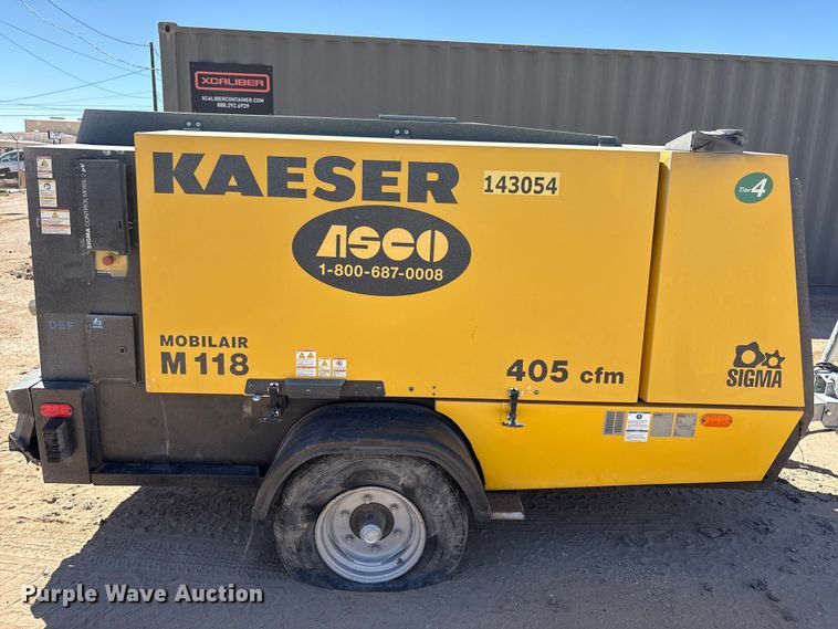 image for item EU4943 2022 Kaeser M118 air compressor