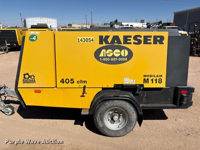image for item EU4943 2022 Kaeser M118 air compressor