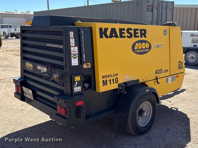 image for item EU4944 2022 Kaeser M118 air compressor