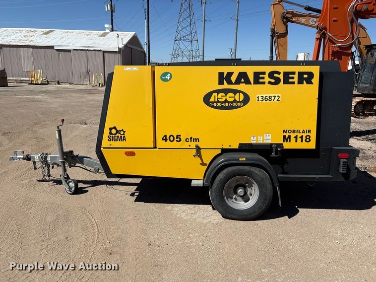 image for item EU4944 2022 Kaeser M118 air compressor