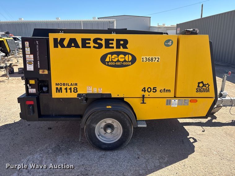 image for item EU4944 2022 Kaeser M118 air compressor