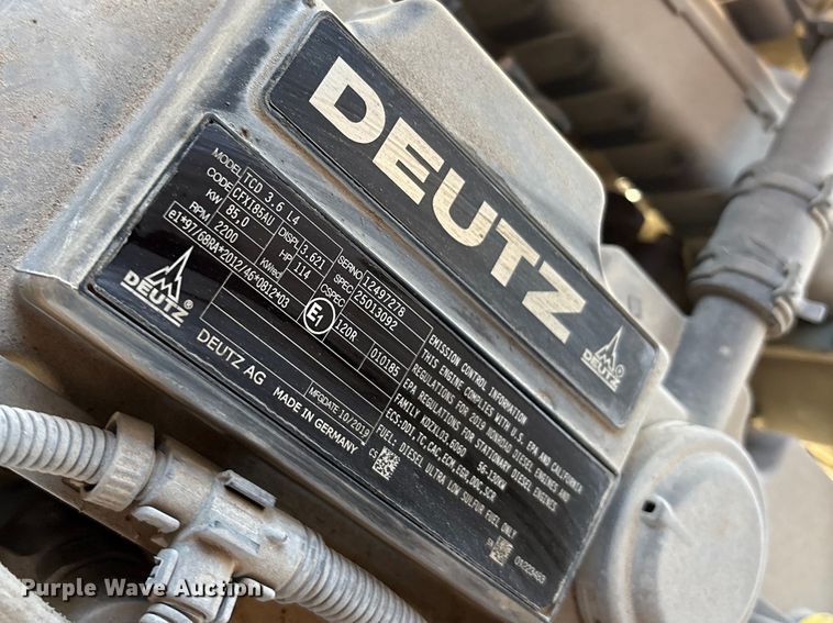 image for item EU4944 2022 Kaeser M118 air compressor