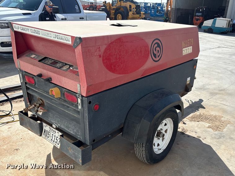 image for item EU4958 2016 Chicago Pneumatic CPS 185 KD7 SLT T4L air compressor