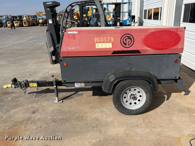 image for item EU4958 2016 Chicago Pneumatic CPS 185 KD7 SLT T4L air compressor