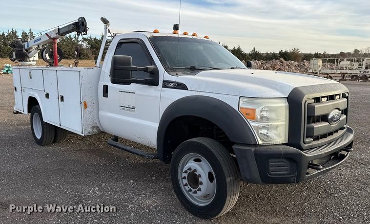 image for item EU5445 2013 Ford F550 utility / service truck