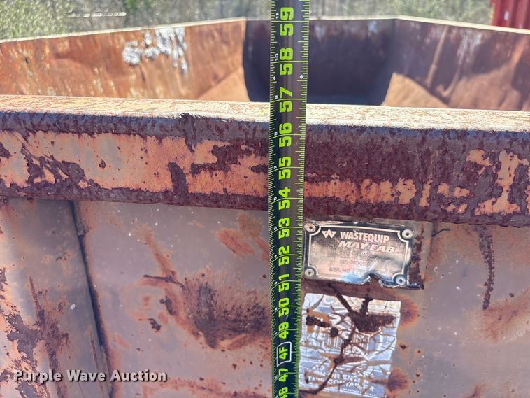image for item EU7389 Wastequip roll-off dumpster