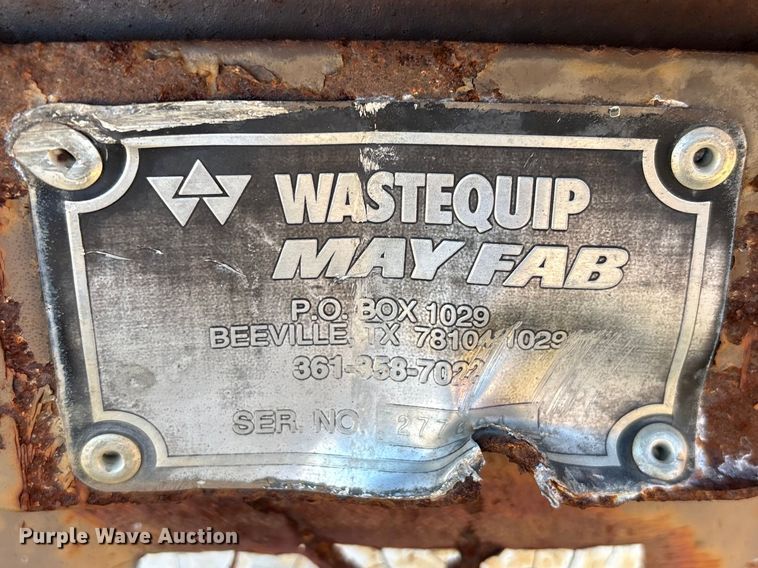 image for item EU7389 Wastequip roll-off dumpster