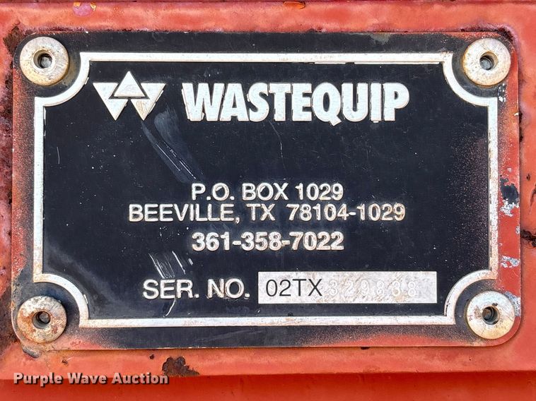image for item EU7393 Wastequip roll-off dumpster
