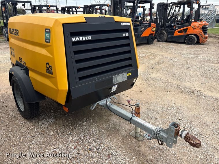 image for item EU7417 2021 Kaeser M55 air compressor