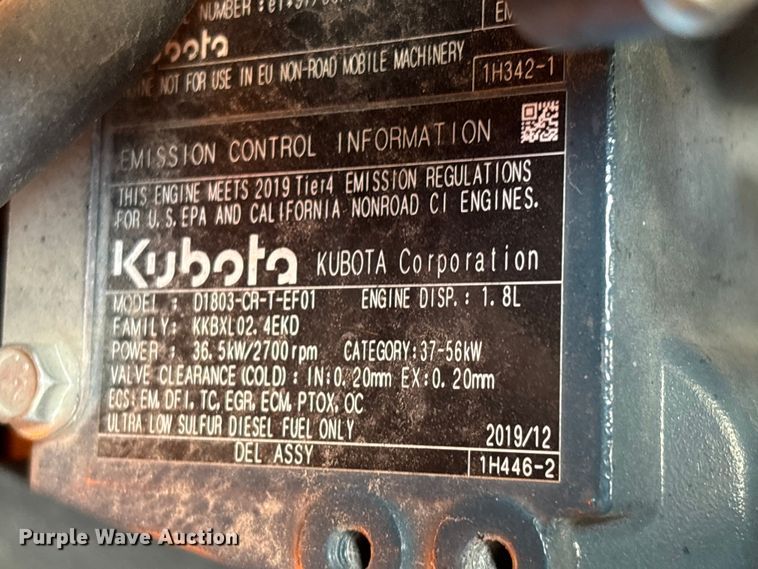 image for item EU7417 2021 Kaeser M55 air compressor