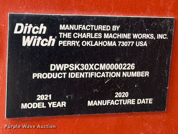 image for item EU8594 2021 Ditch Witch SK3000 compact utility loader
