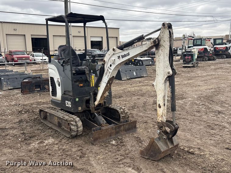 image for item EV2804 2015 Bobcat E20 mini excavator