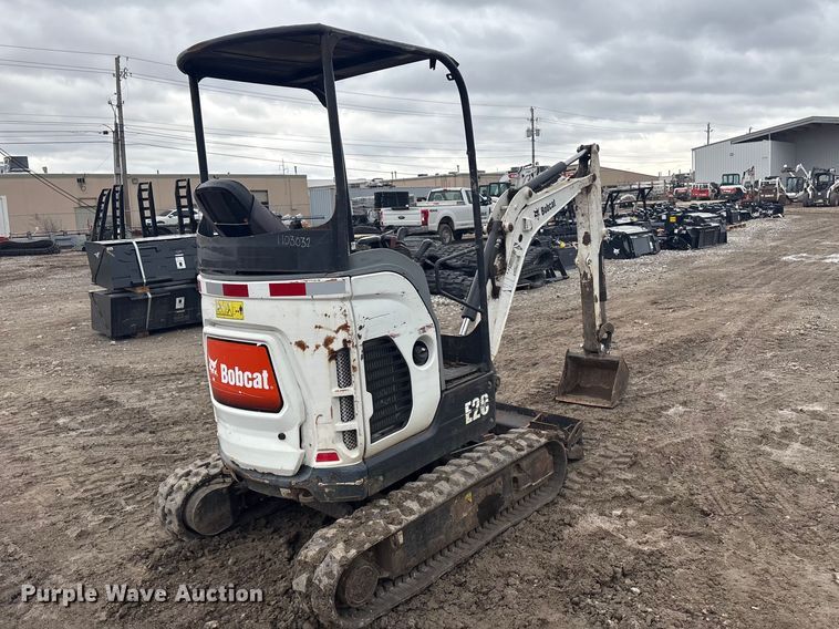 image for item EV2804 2015 Bobcat E20 mini excavator
