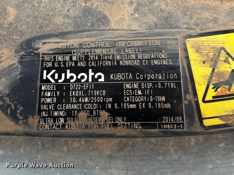 image for item EV2804 2015 Bobcat E20 mini excavator