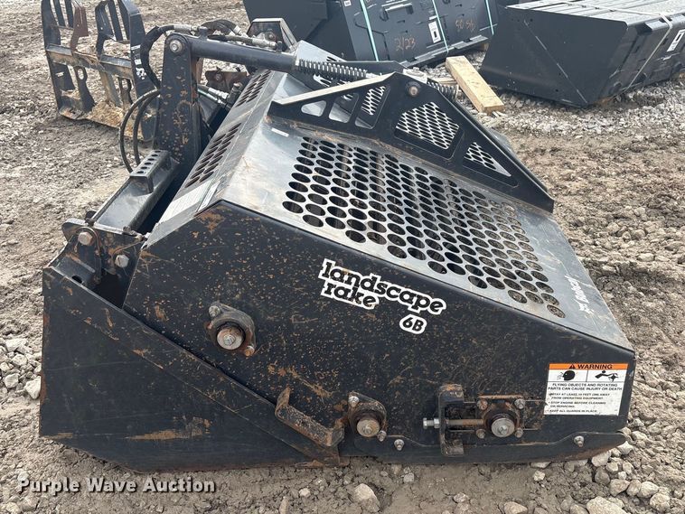 image for item EV2805 2022 Bobcat LR 6B skid steer landscape rake