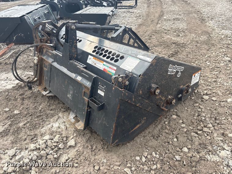 image for item EV2805 2022 Bobcat LR 6B skid steer landscape rake